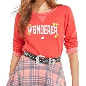 Wildfox Wonderer Cropped Sweatshirt